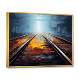 Train Serene Railways Track - Train Canvas Wall Art