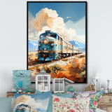 Abstract Train Sublime Landscapes I - Train Canvas Wall Art