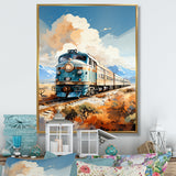 Abstract Train Sublime Landscapes I - Train Canvas Wall Art