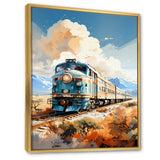 Abstract Train Sublime Landscapes I - Train Canvas Wall Art