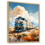 Abstract Train Sublime Landscapes I - Train Canvas Wall Art