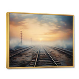 Train Transcendent Tracks - Train Canvas Wall Art