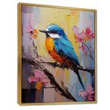 Bluebird Serenade Painting - Bird Wall Decor