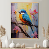 Bluebird Serenade Painting - Bird Wall Decor