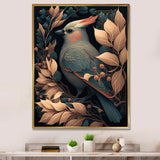 Cardinal Bird In Faded Retro Tones - Bird Home Decor Art