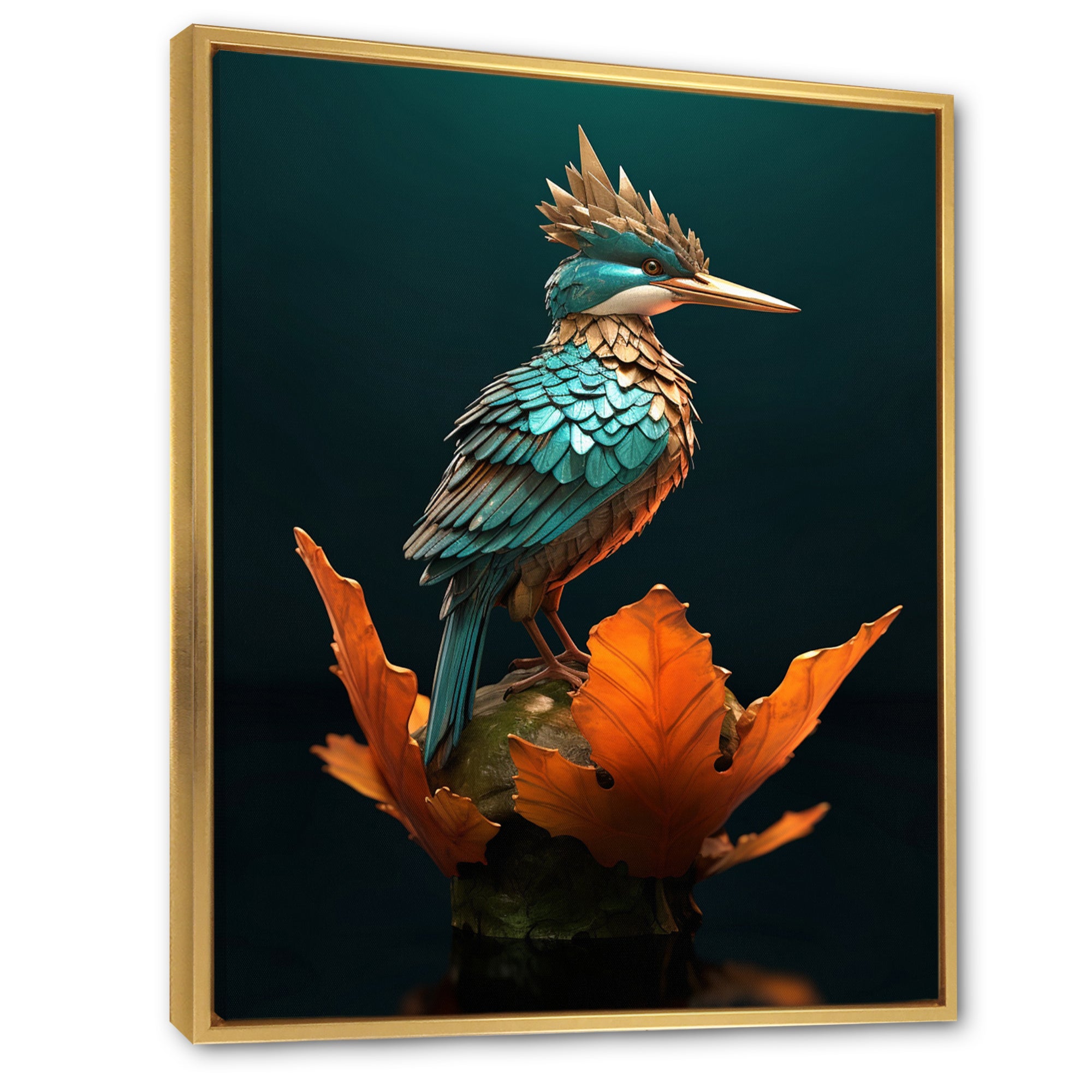 Blue Kingfisher Nature Photography - Bird Wall Decor