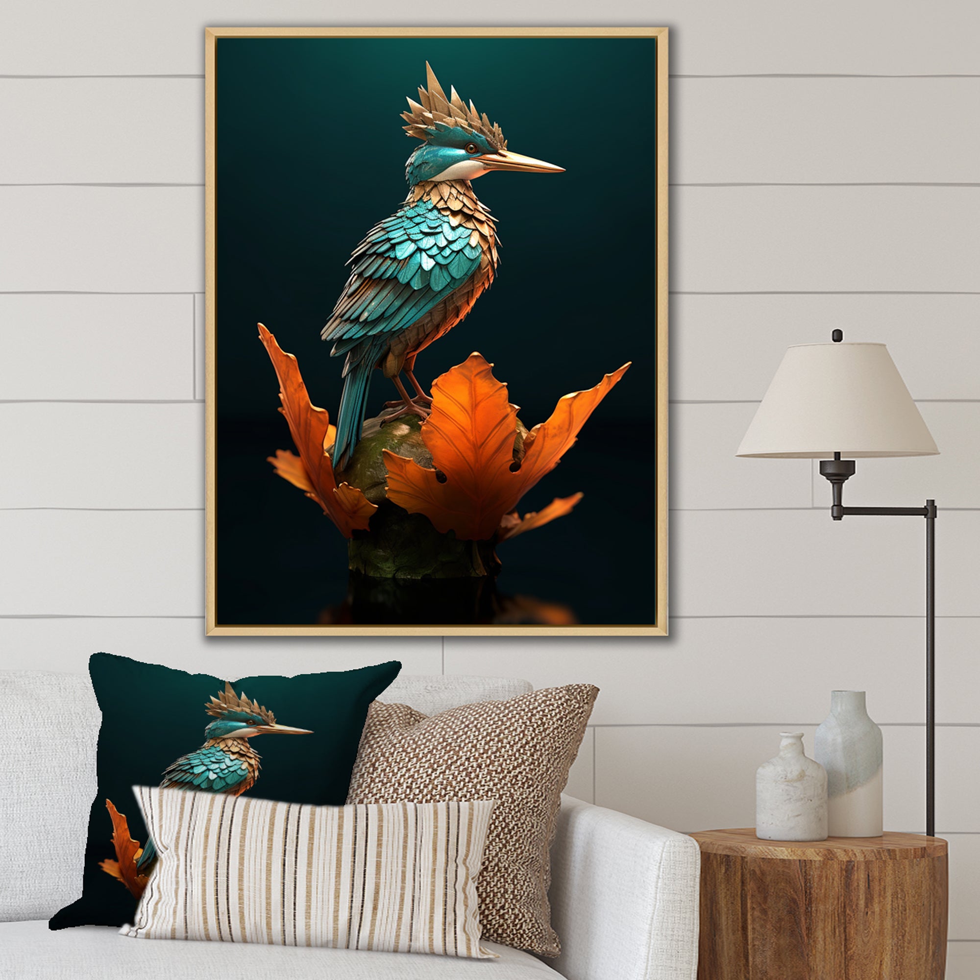 Blue Kingfisher Nature Photography - Bird Wall Decor