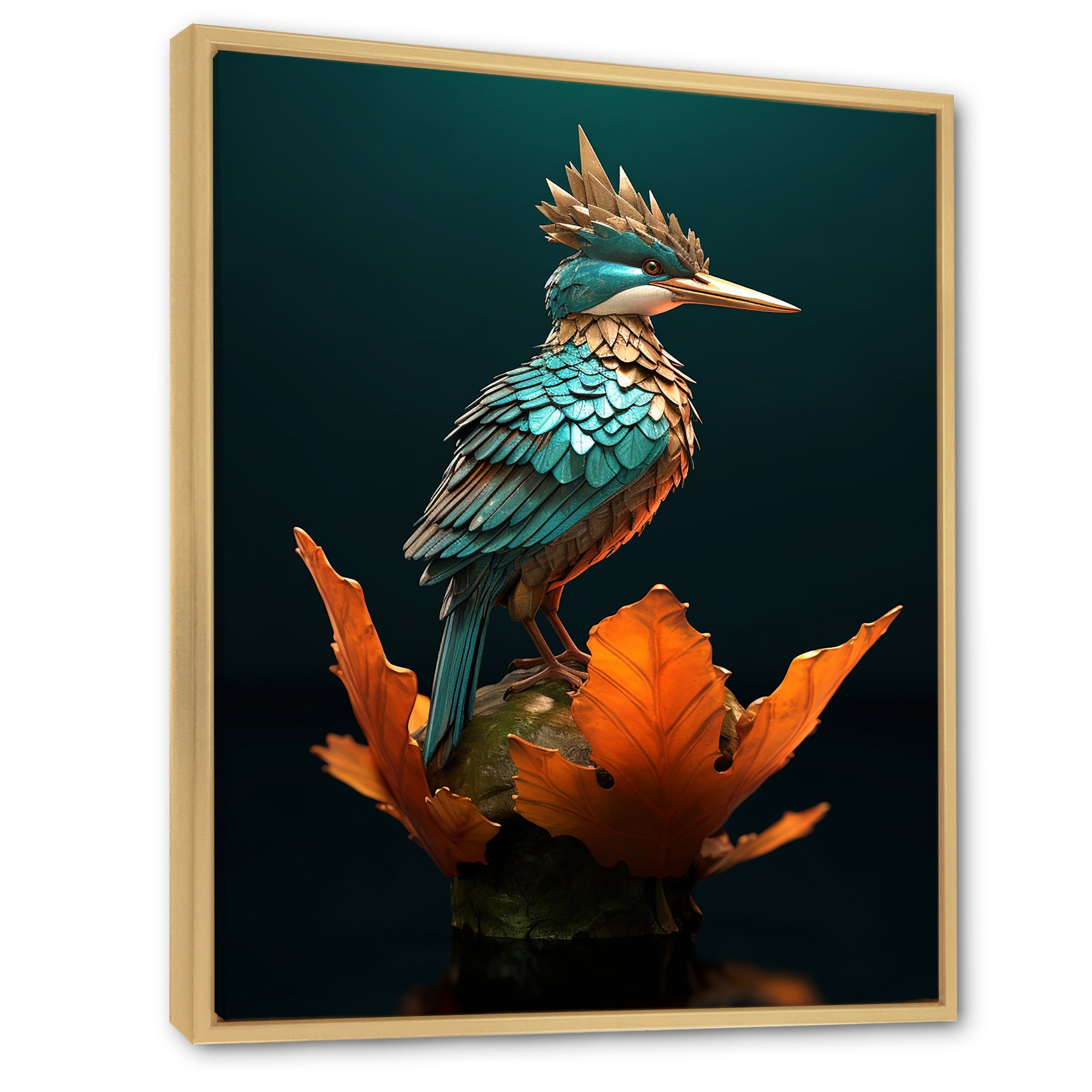 Blue Kingfisher Nature Photography - Bird Wall Decor