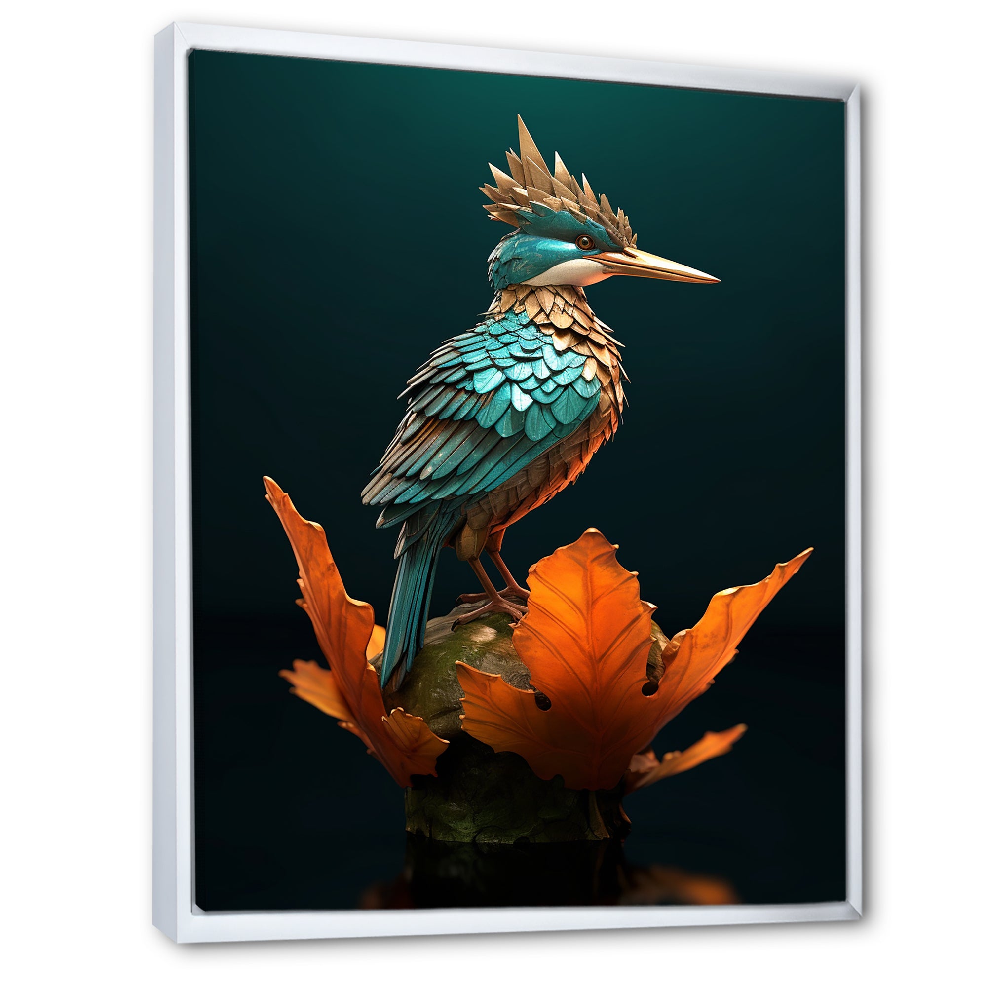 Blue Kingfisher Nature Photography - Bird Wall Decor