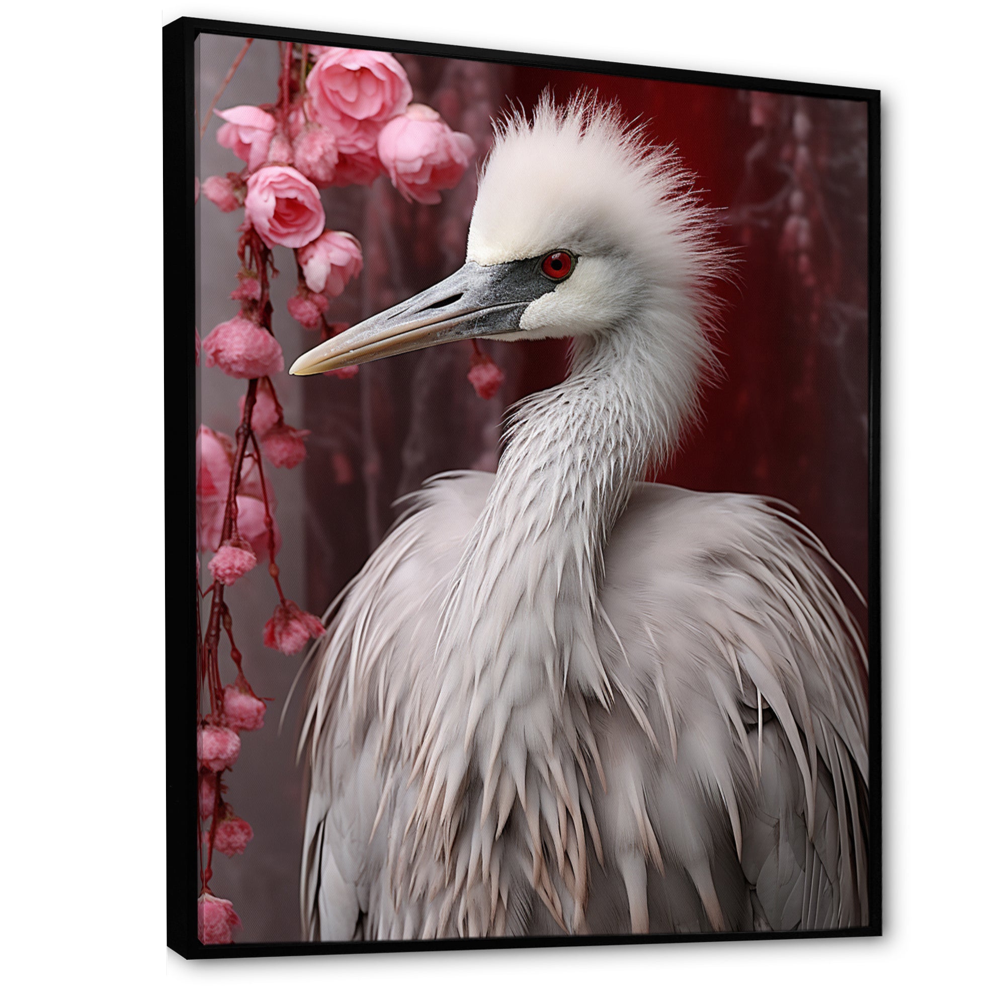 Majestic White Bird Nature Photography - Bird Living Room Wall Art