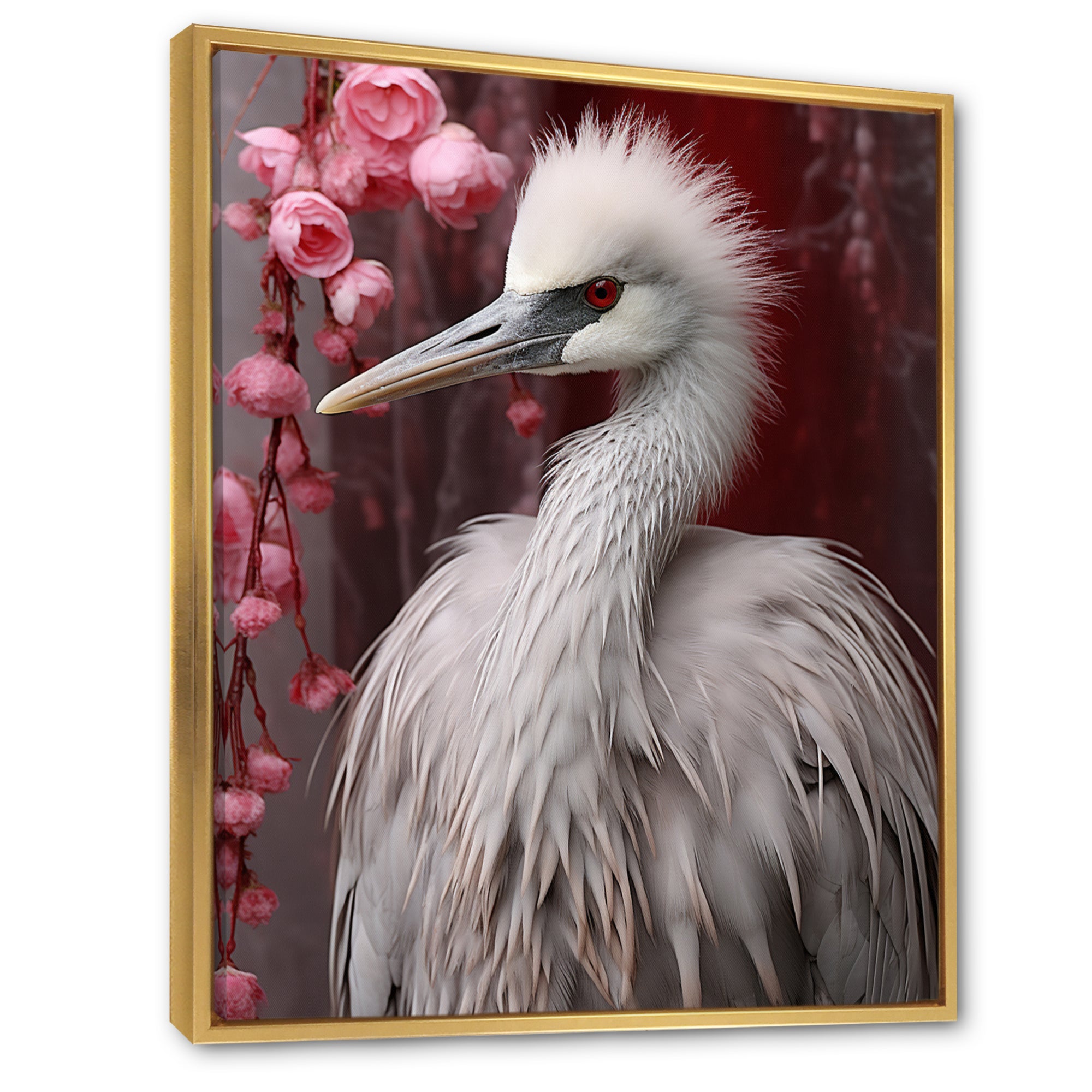 Majestic White Bird Nature Photography - Bird Living Room Wall Art