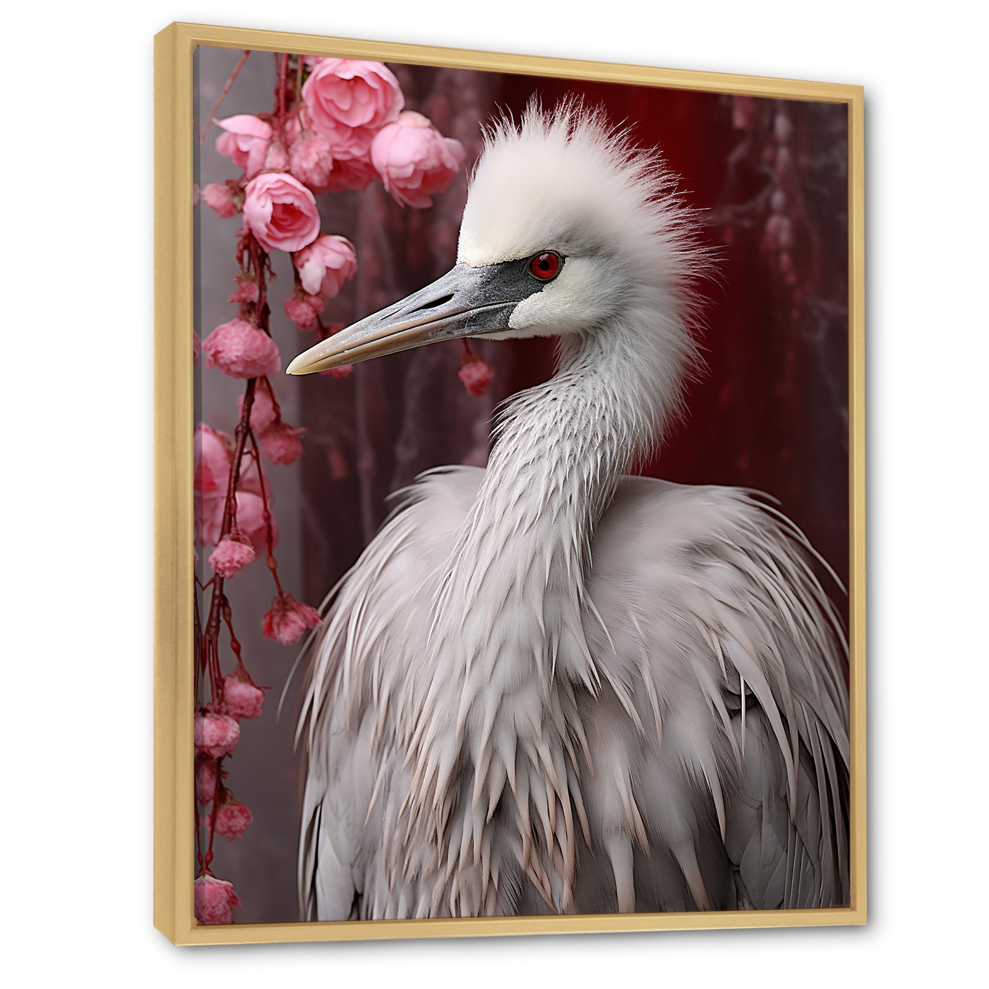Majestic White Bird Nature Photography - Bird Living Room Wall Art