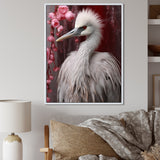Majestic White Bird Nature Photography - Bird Living Room Wall Art