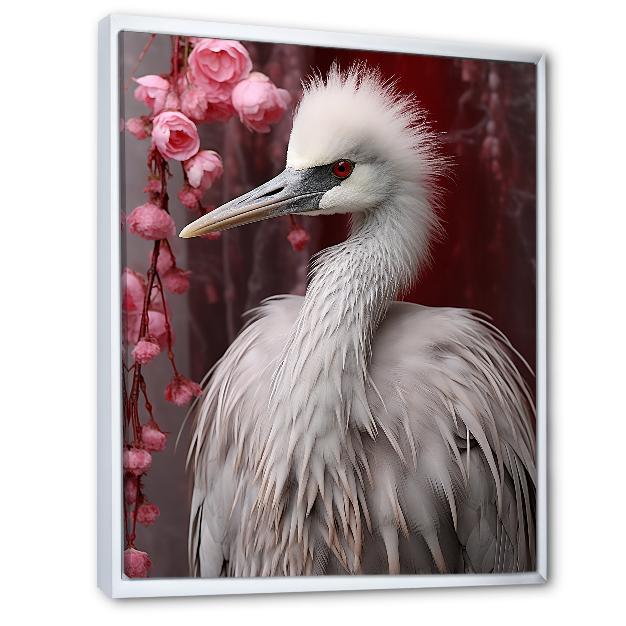 Majestic White Bird Nature Photography - Bird Living Room Wall Art