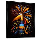 Friendly Colorful Paradise Bird - Bird Bedroom Wall Art