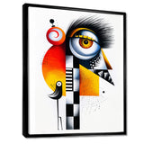 Strange Friendly Creature With Bird - Bird Canvas Wall Art