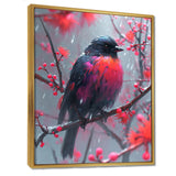 Cardinal Bird On Branch Christmas Wood - Bird Bedroom Wall Art