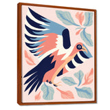 Eagle Retro Illustration - Bird Floral Wall Decor