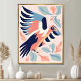 Eagle Retro Illustration - Bird Floral Wall Decor