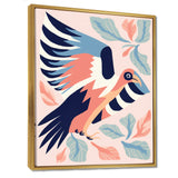 Eagle Retro Illustration - Bird Floral Wall Decor
