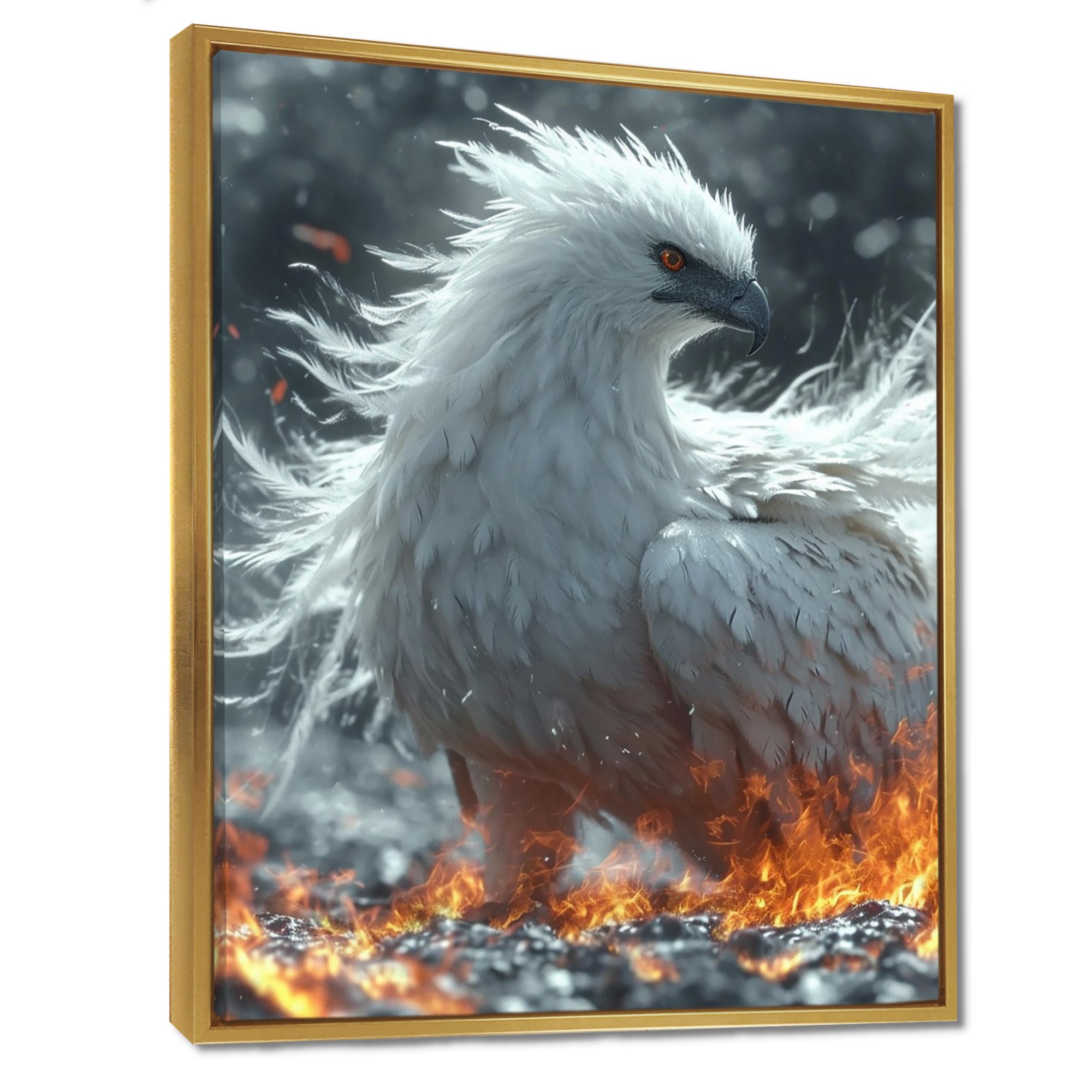 Mythical Majestic Firebird - Bird Wall Art Prints