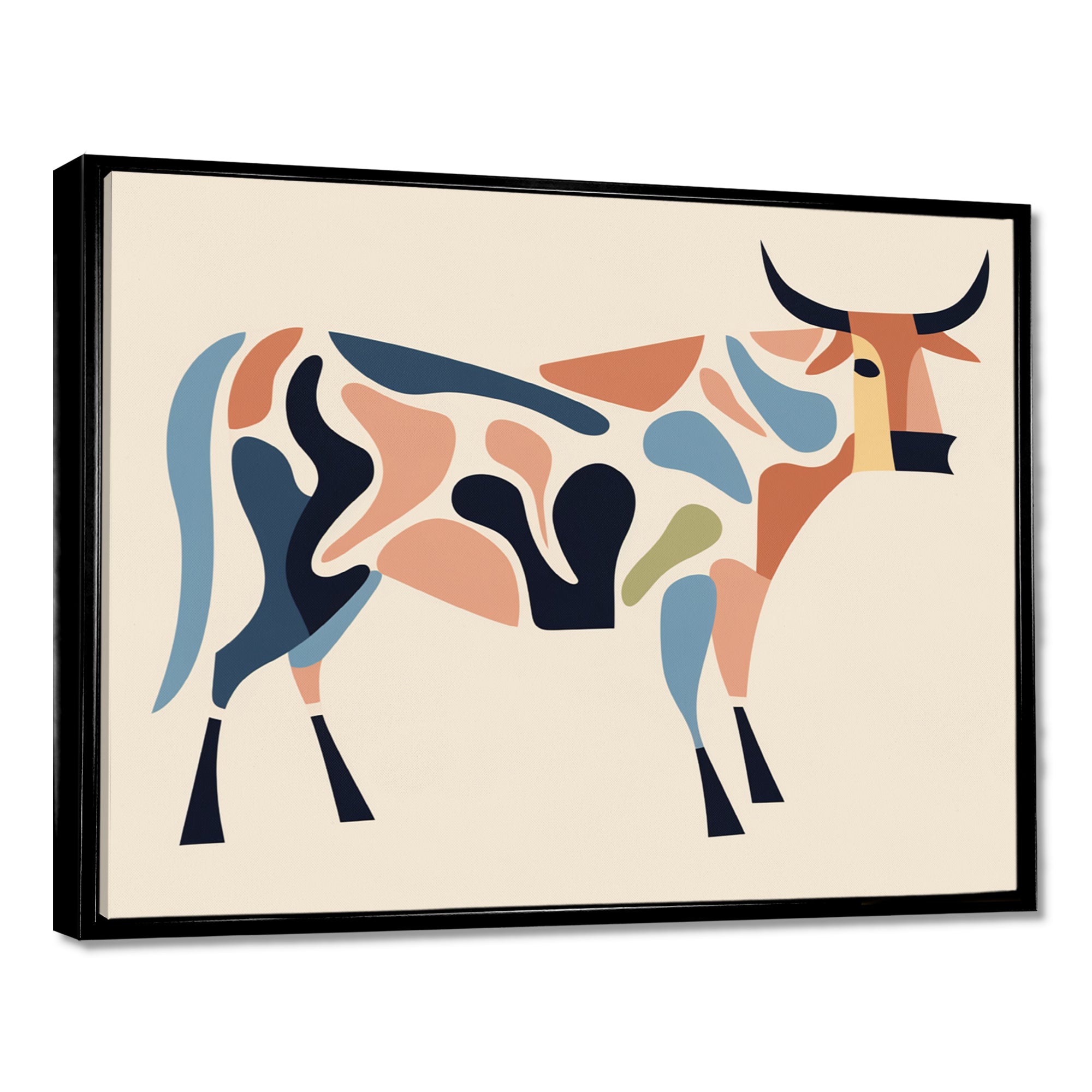 Power in Motion Graphic Bull - Bull Wall Decor