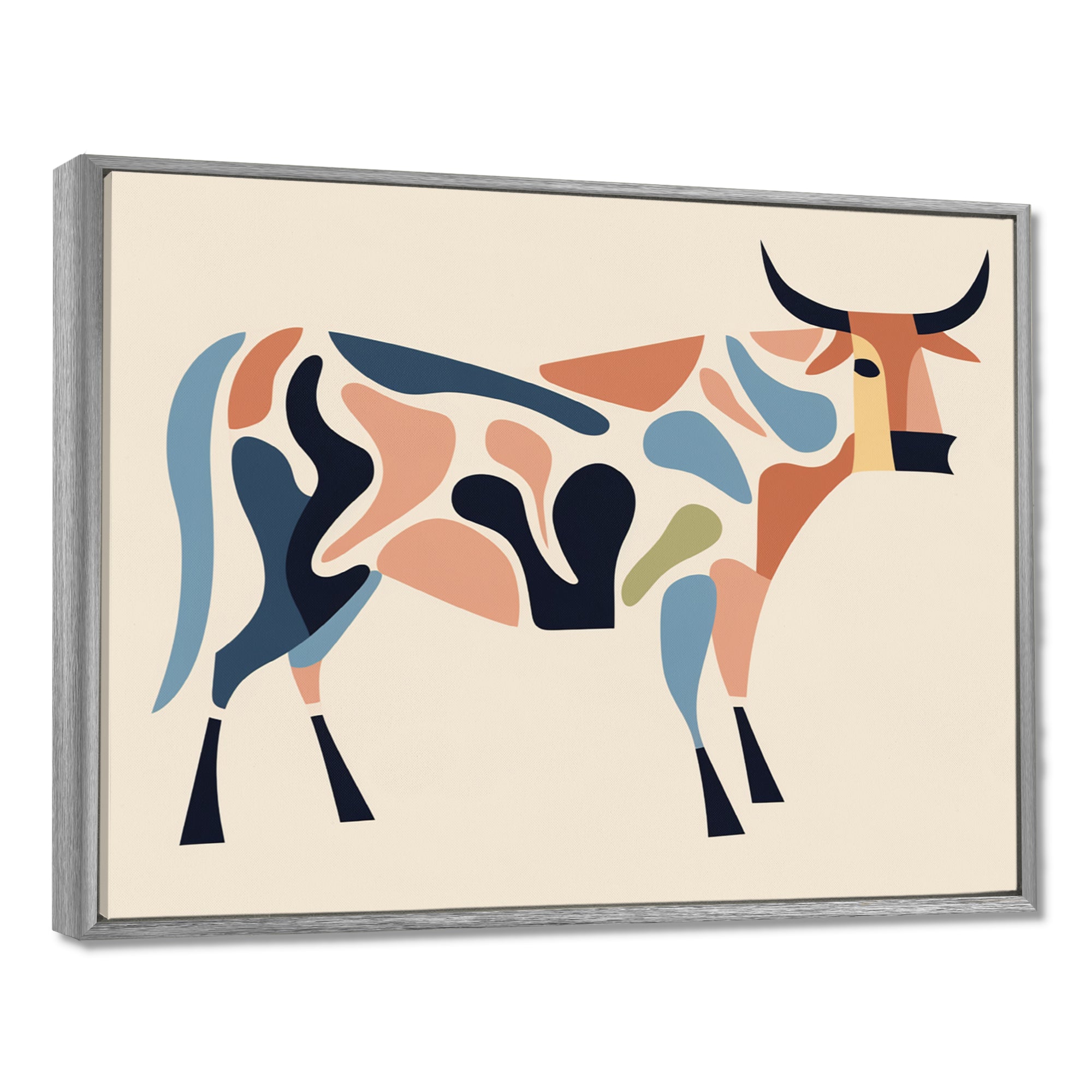 Power in Motion Graphic Bull - Bull Wall Decor