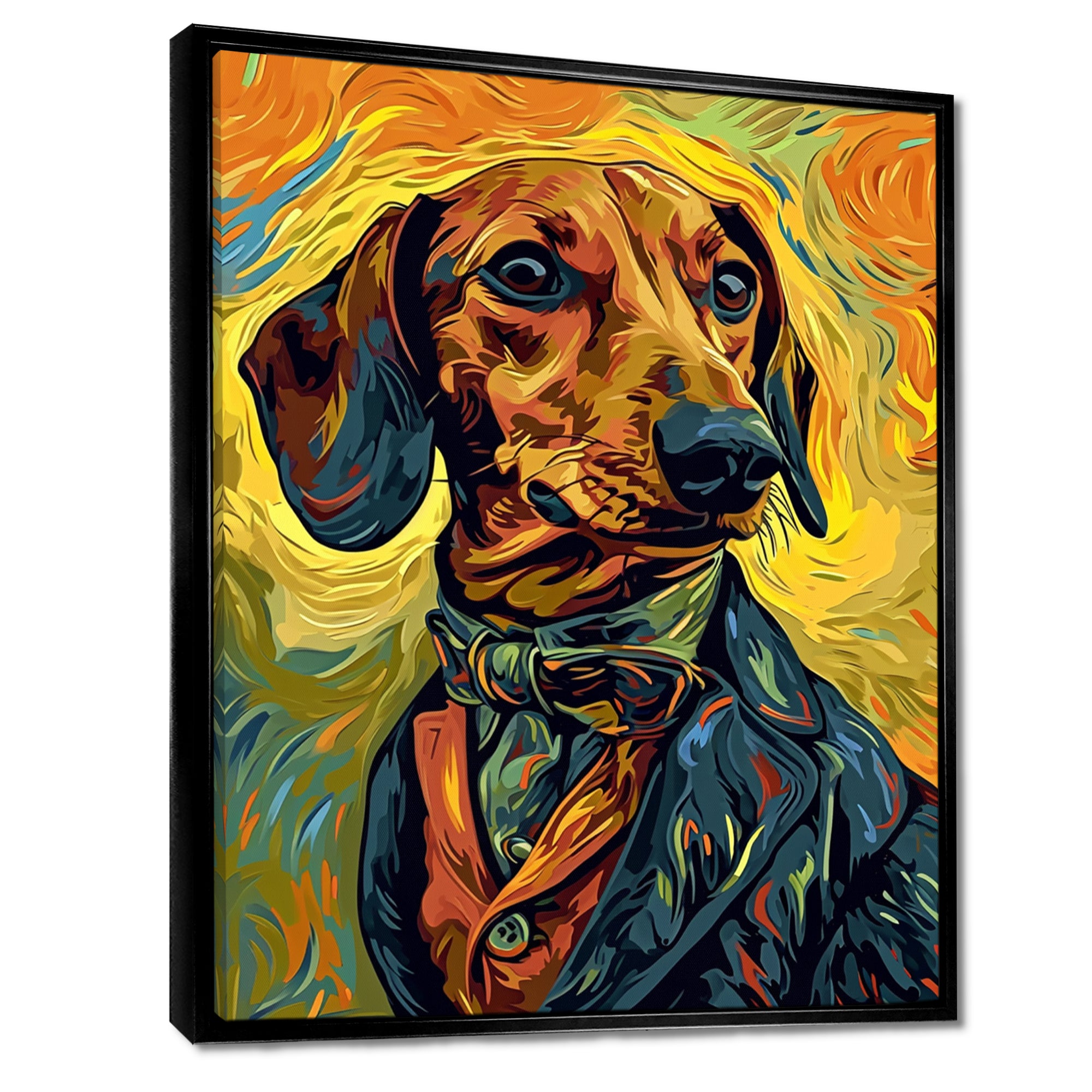 Stylish Dachshund In Elegant Suit - Dog Dachshund Wall Decor