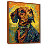 Stylish Dachshund In Elegant Suit - Dog Dachshund Wall Decor