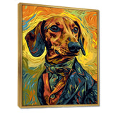Stylish Dachshund In Elegant Suit - Dog Dachshund Wall Decor