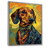 Stylish Dachshund In Elegant Suit - Dog Dachshund Wall Decor