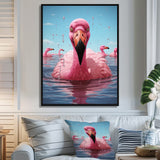 Pink Flamingo Family Celebration - Flamingo Wall Decor