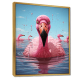Pink Flamingo Family Celebration - Flamingo Wall Decor