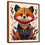 Cute Boho Bear Retro Botanical - Bear Wall Art Prints