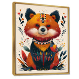 Cute Boho Bear Retro Botanical - Bear Wall Art Prints