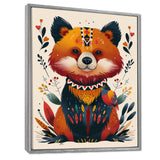 Cute Boho Bear Retro Botanical - Bear Wall Art Prints