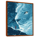 Spirit Of The White Lion Fantasy - Lion Home Decor Art