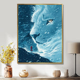 Spirit Of The White Lion Fantasy - Lion Home Decor Art