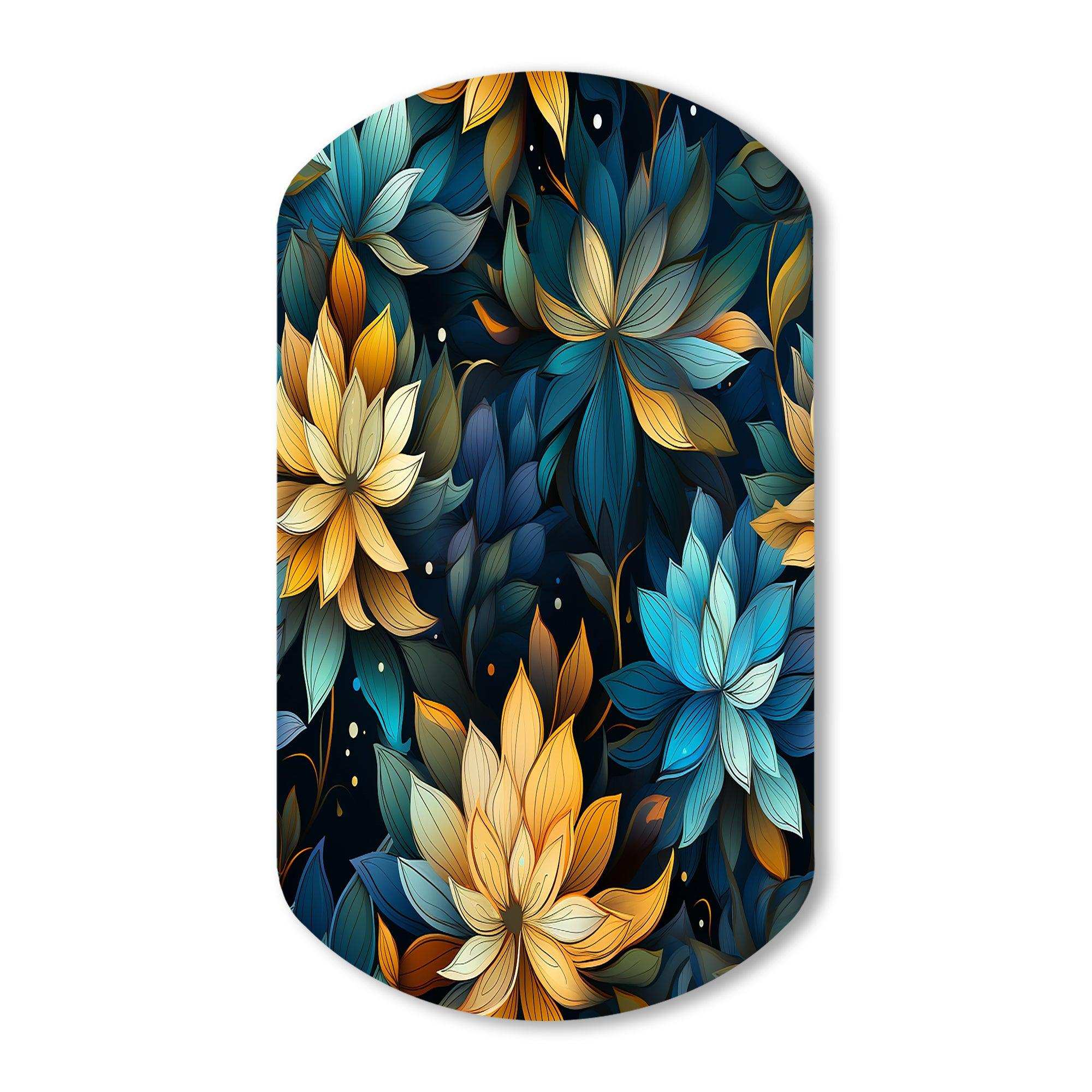 Natures Meditation - Asymmetric Metal Wall Art