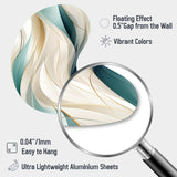 Subdued Elegance - Asymmetric Metal Wall Art