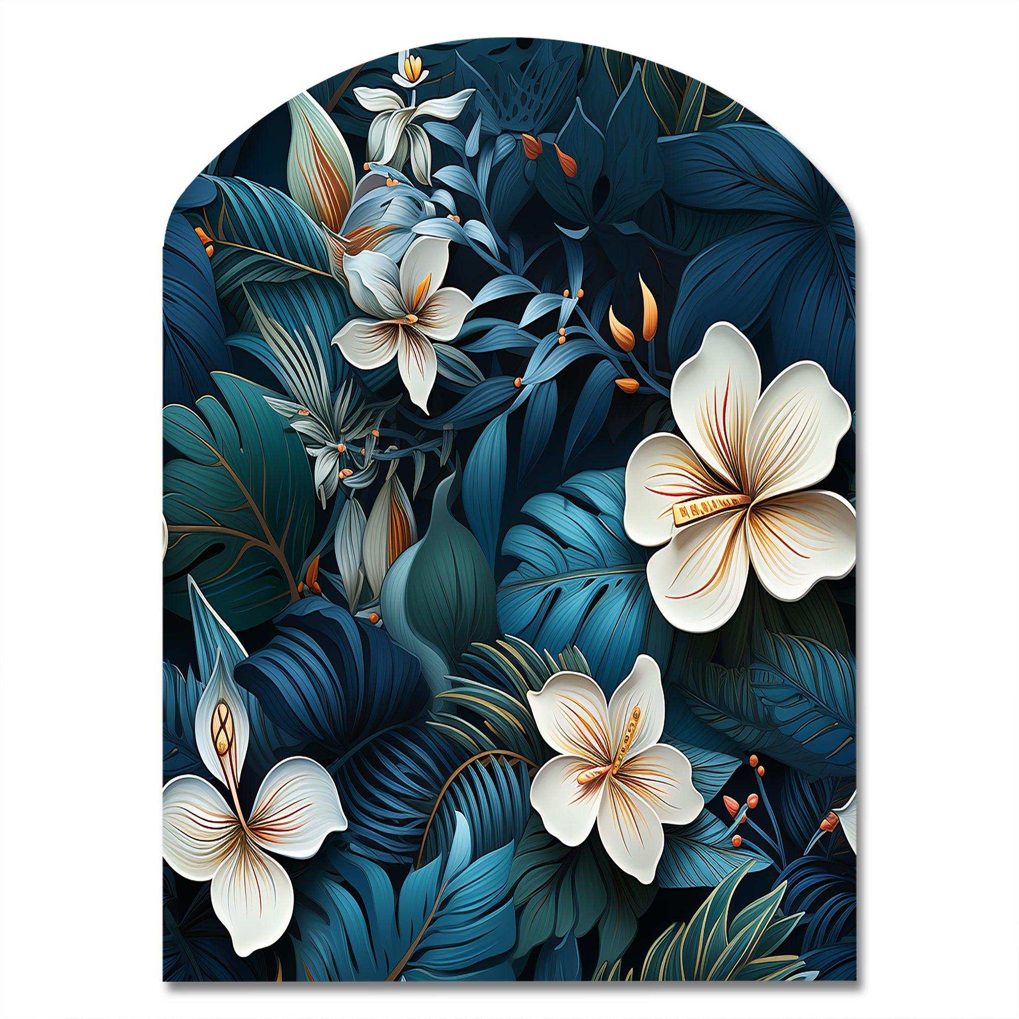 Moody Tropics Moody Patterns - Asymmetric Metal Wall Art