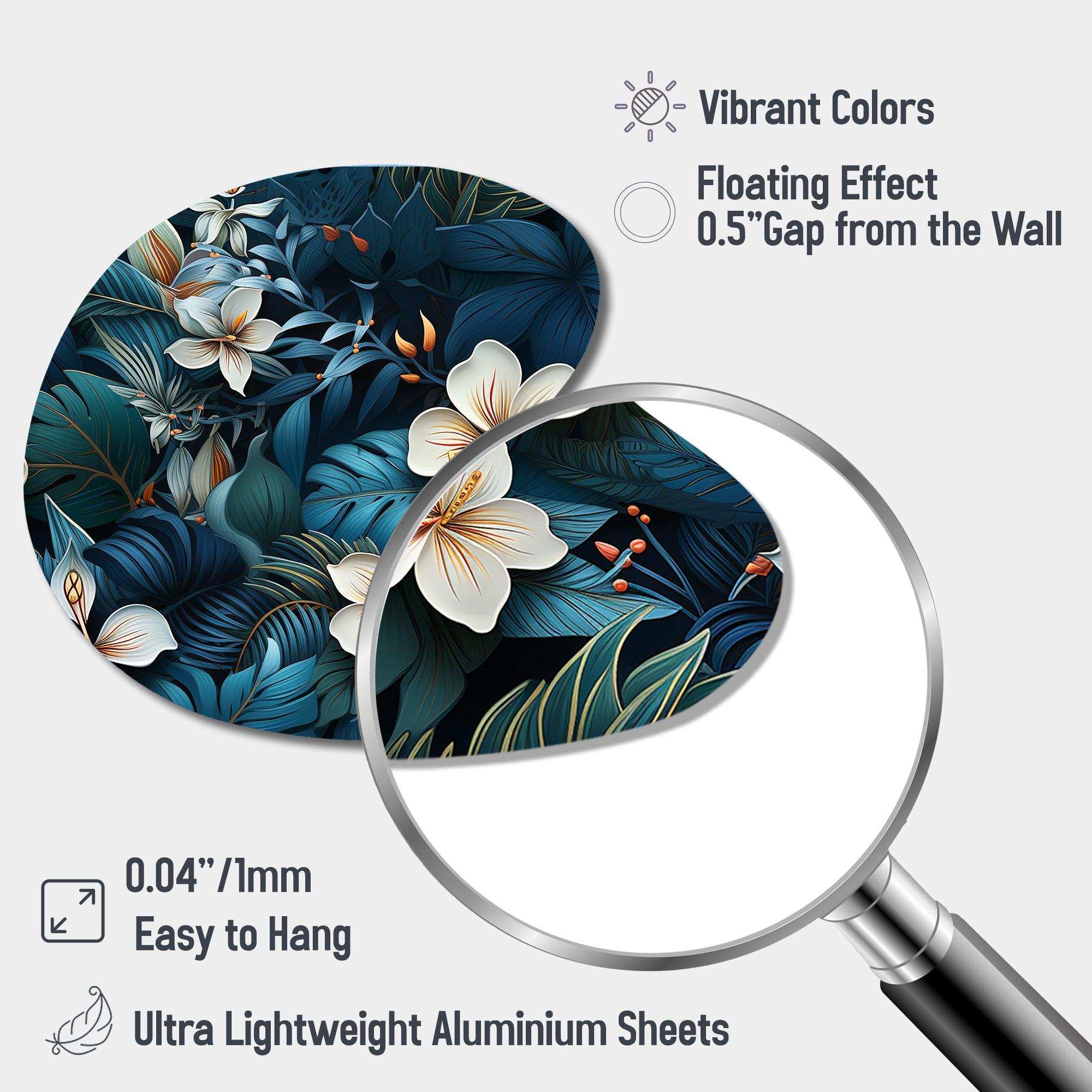 Moody Tropics Moody Patterns - Asymmetric Metal Wall Art