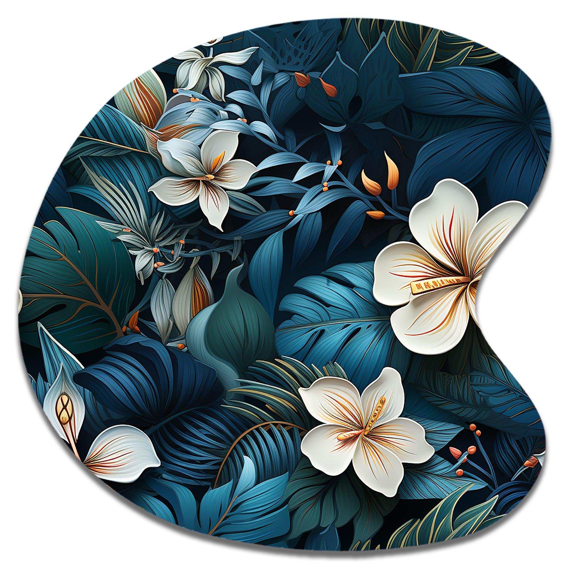 Moody Tropics Moody Patterns - Asymmetric Metal Wall Art