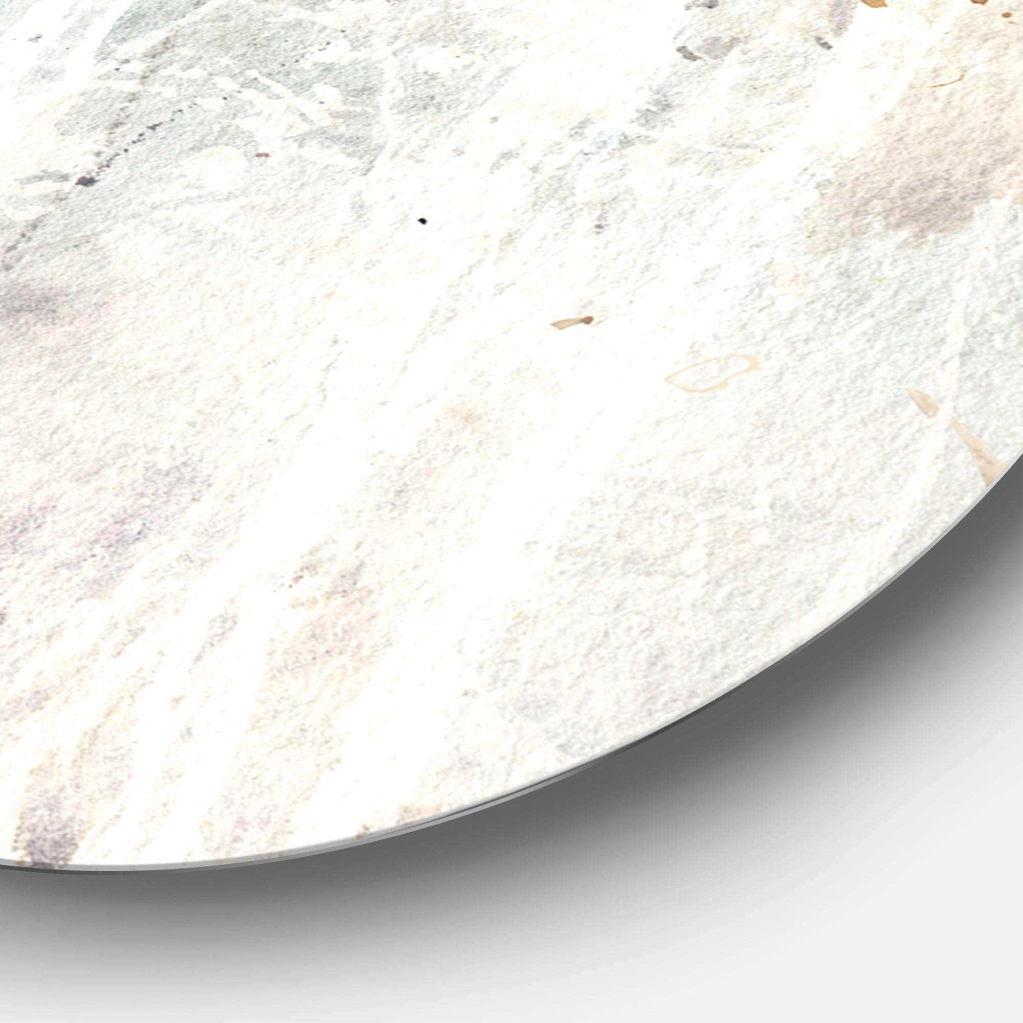 A Woodland Walk into the Forest VI Farmhouse Metal Circle Wall Art