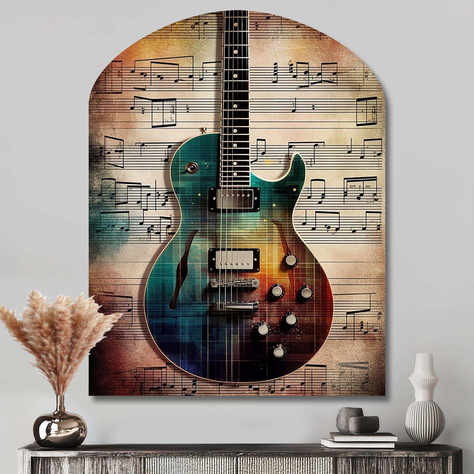 Playing To The Melody - Asymmetric Metal Wall Art