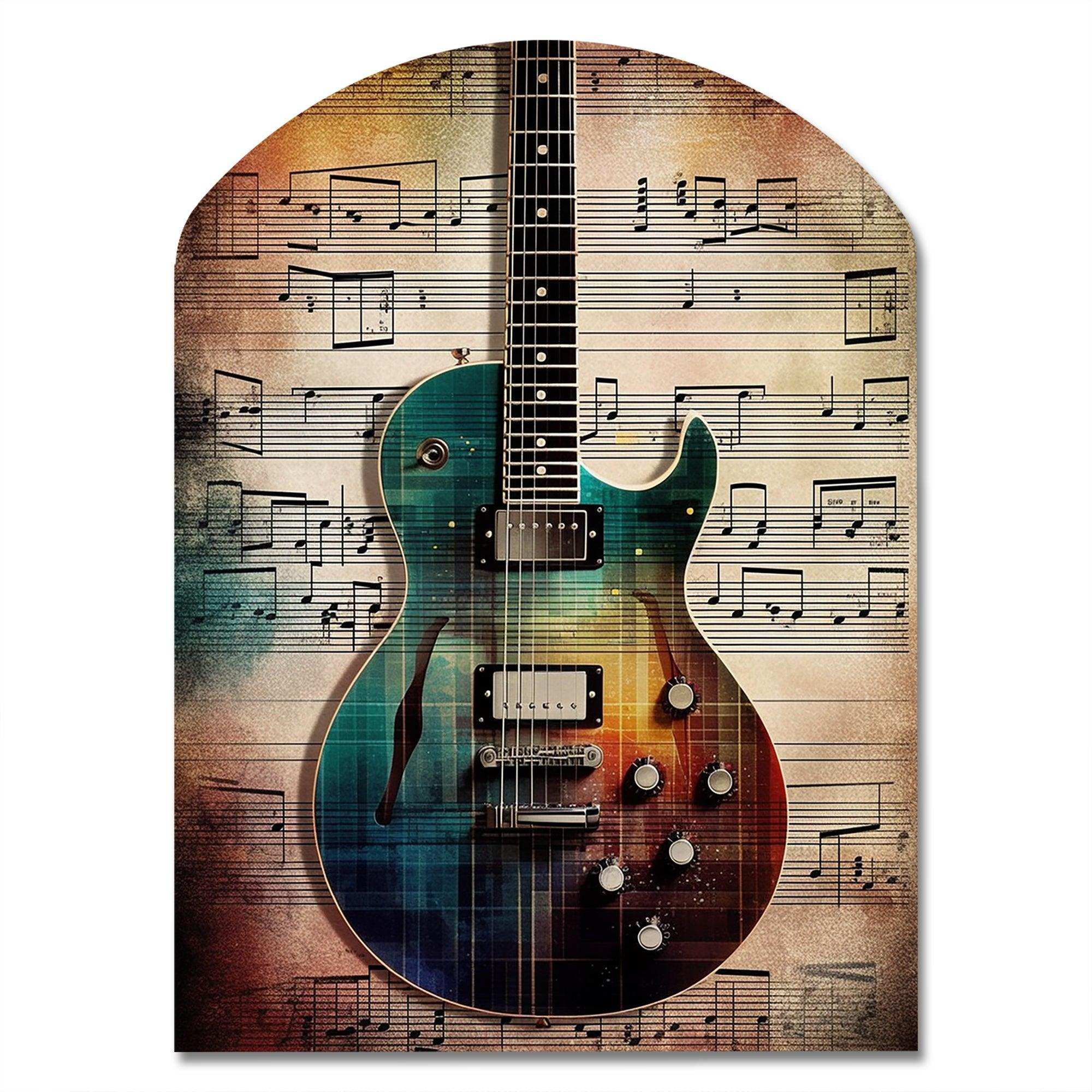 Playing To The Melody - Asymmetric Metal Wall Art