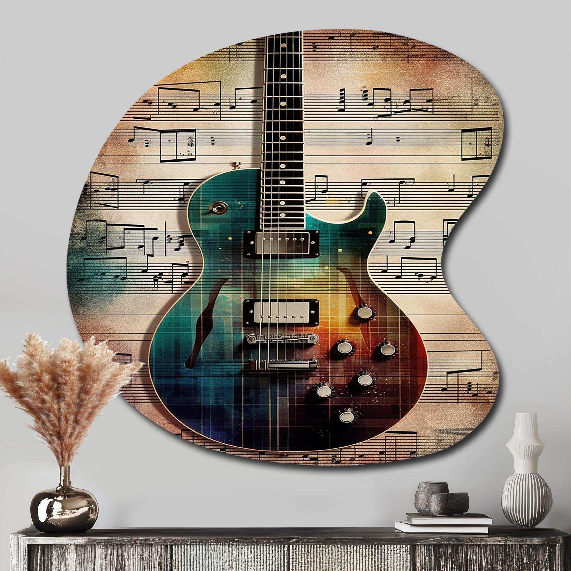 Playing To The Melody - Asymmetric Metal Wall Art