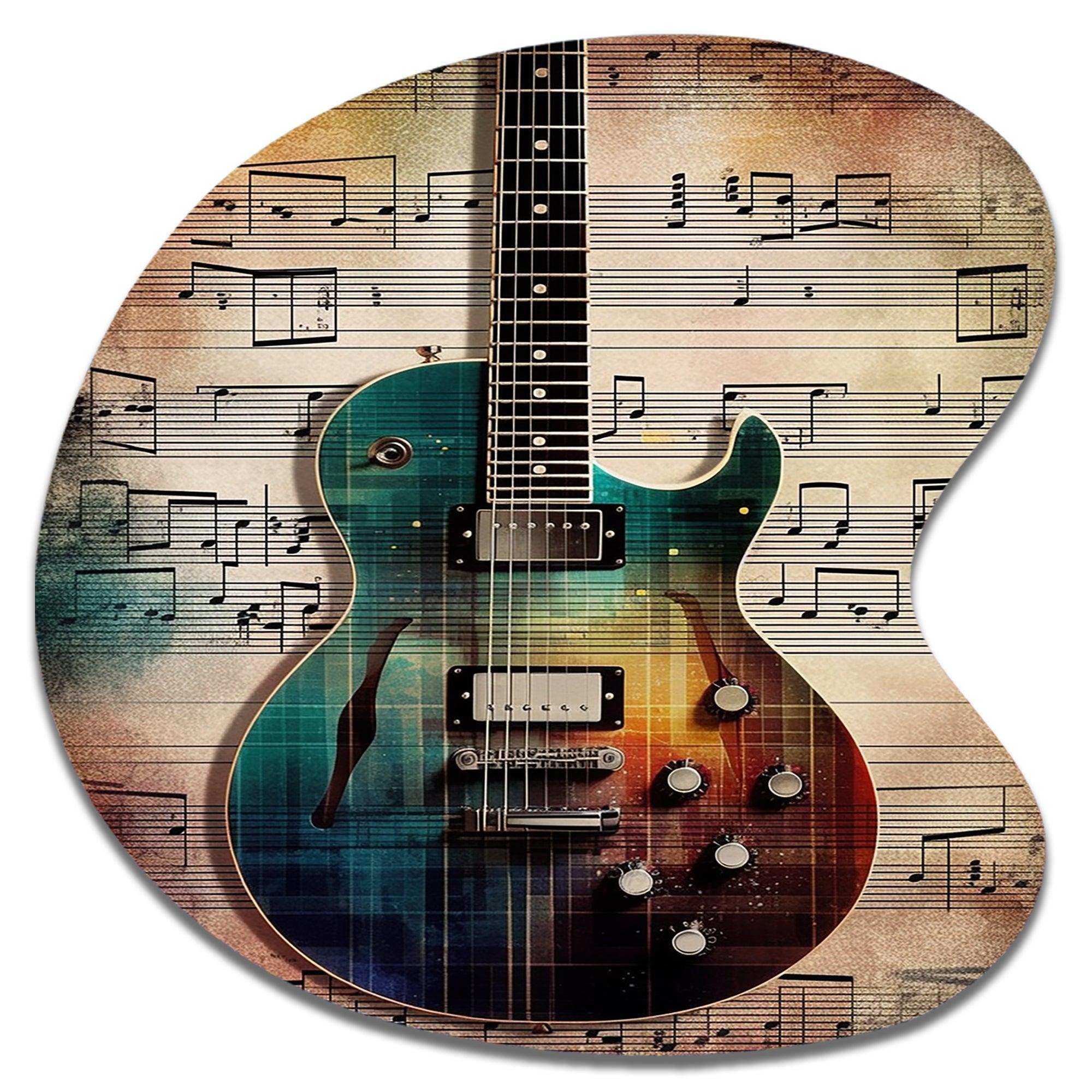 Playing To The Melody - Asymmetric Metal Wall Art