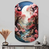 Asian Art Zen Garden V - Asymmetric Metal Wall Art