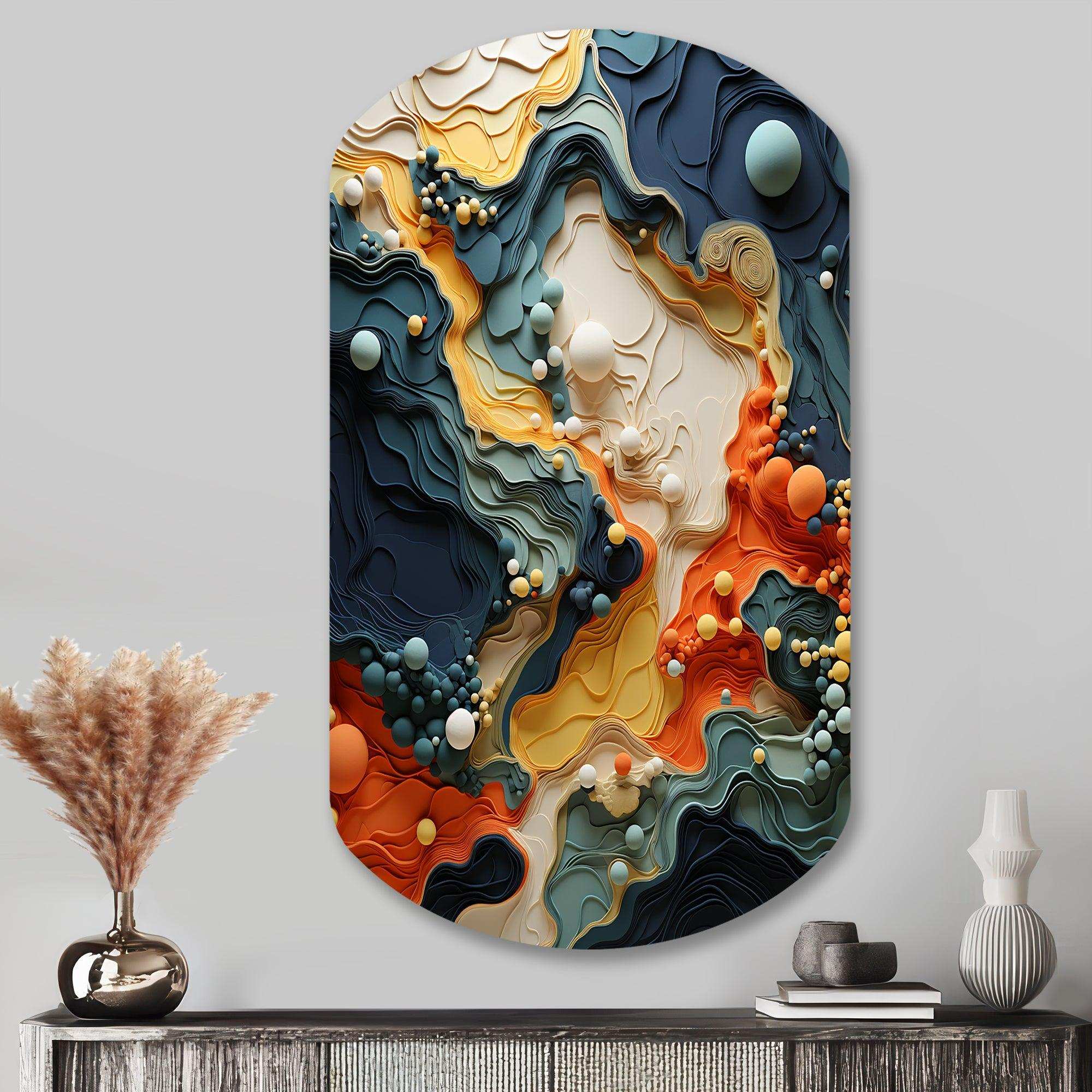 Biomorphism Organic Forms II - Asymmetric Metal Wall Art